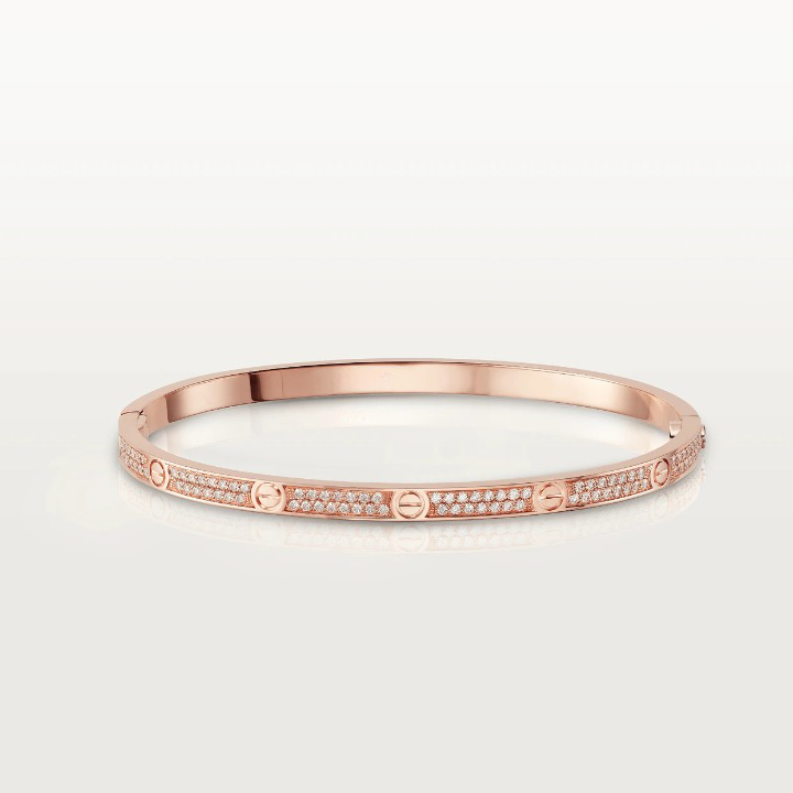 Cartier Small Love Diamonds Paved Bracelet