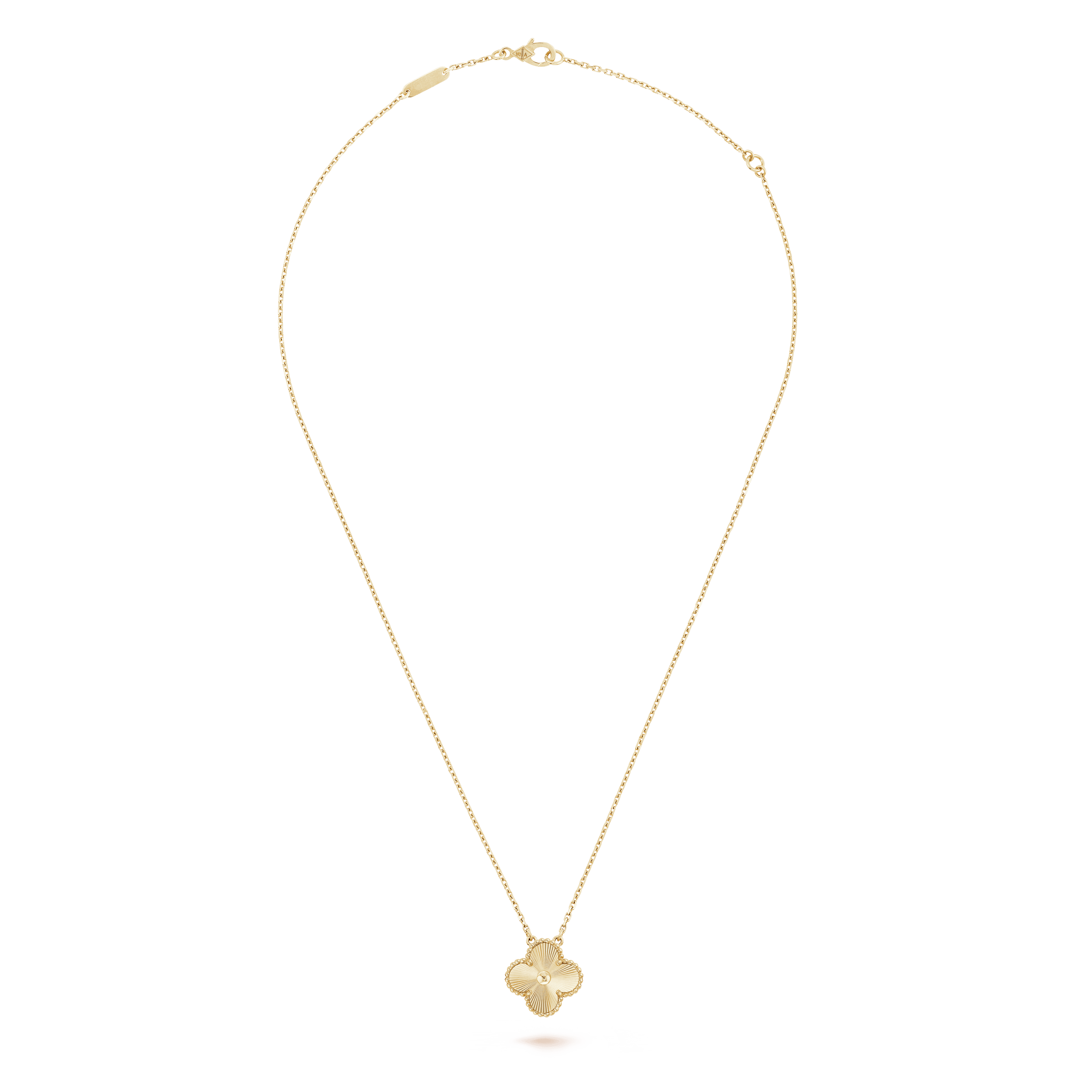 Van Cleef & Arpels Vintage Alhambra Pendant Clover Necklace