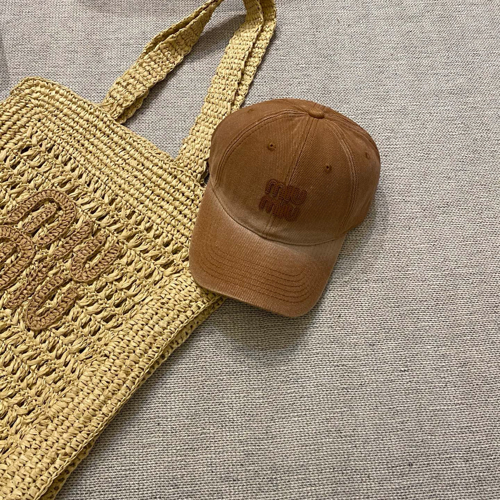MIU MIU Gradient Washed Baseball Cap