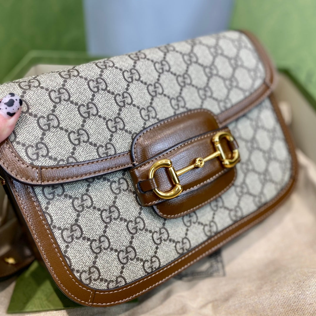 Gucci 1955 Horsebit Shoulder Bag-602204