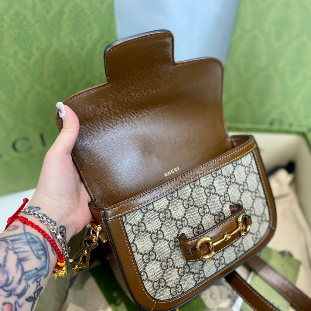 Gucci 1955 Horsebit Mini Saddle Bag-658574