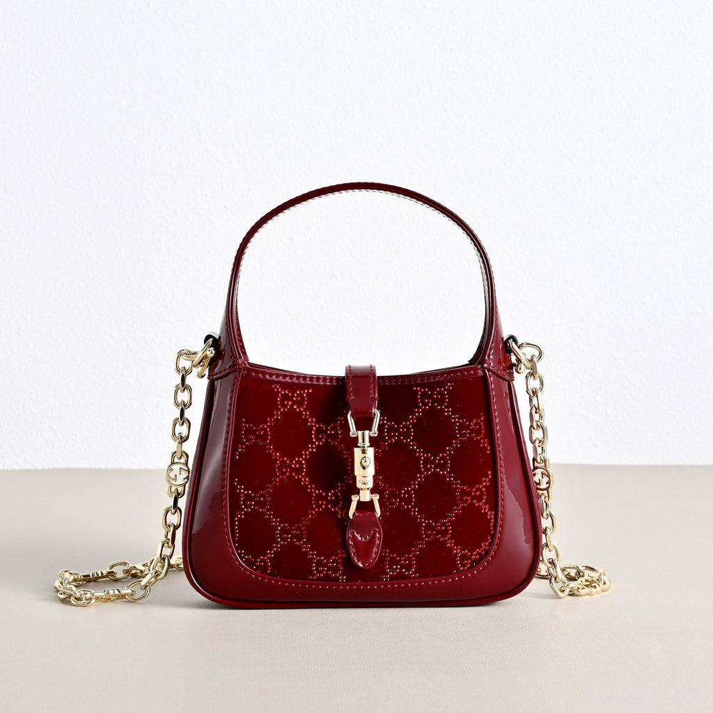 Gucci Jackie 1961 Velvet Shoulder Bag – 836684