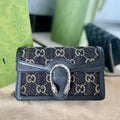 Gucci GG Supreme Black Denim Dionysus Bag – 476432/499623