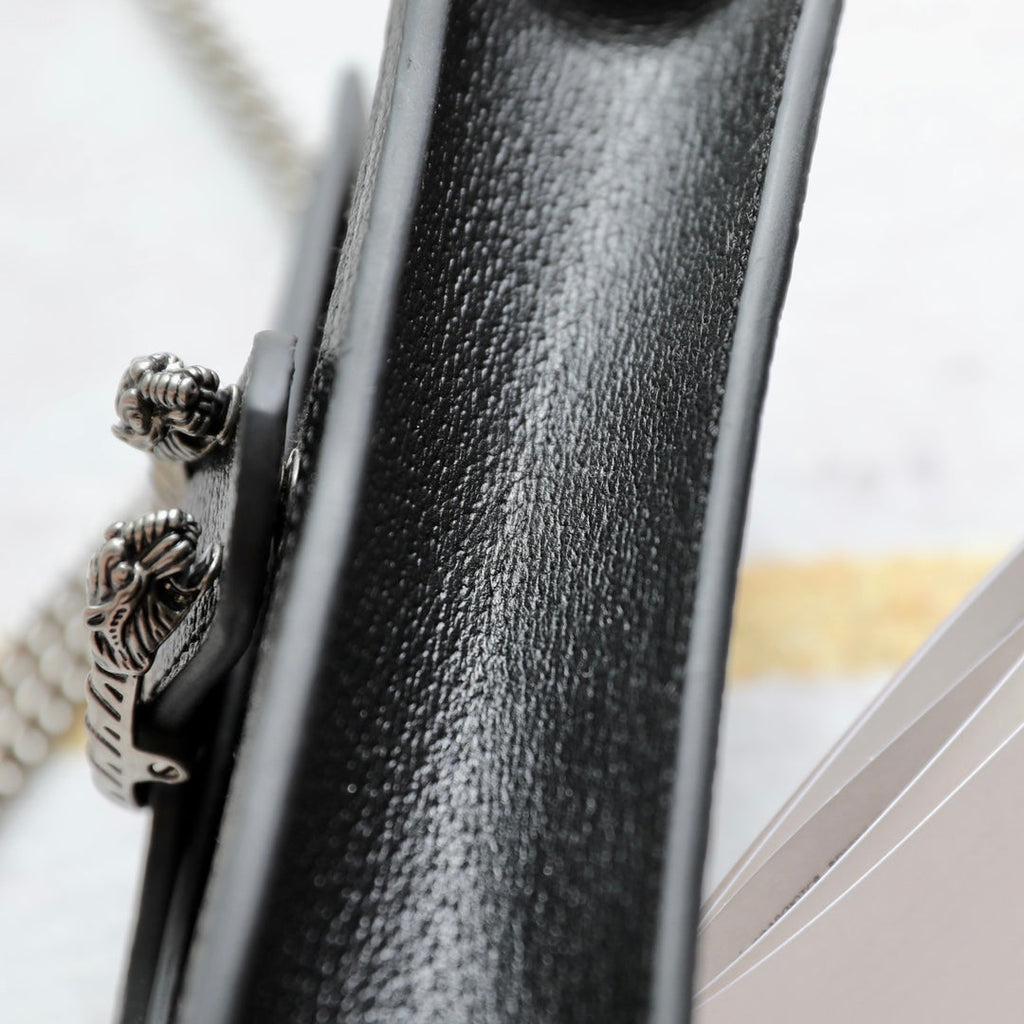 Gucci GG Supreme Black Denim Dionysus Bag – 476432/499623