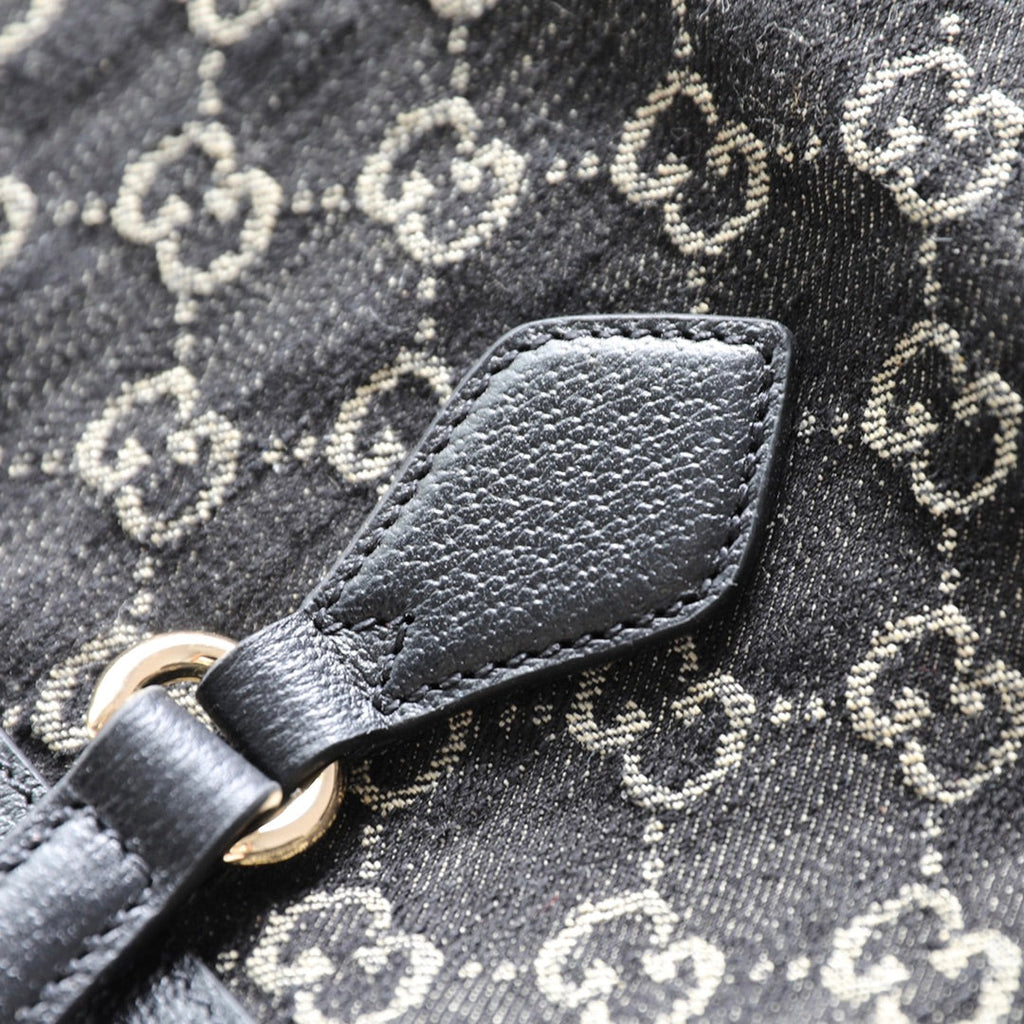 Gucci Black Denim Shopping Bag – 631685