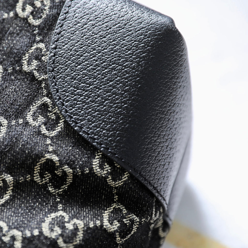 Gucci Black Denim Shopping Bag – 631685