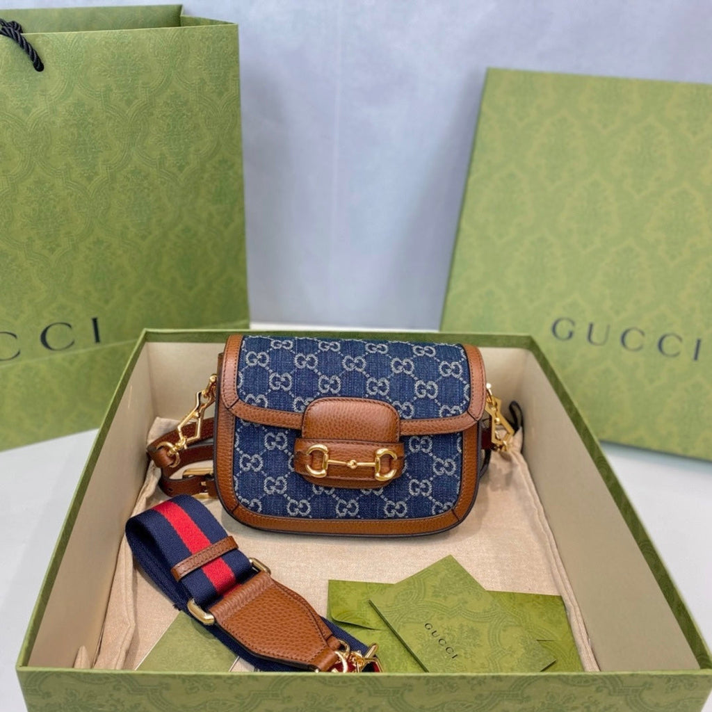Gucci 1955 Horsebit Mini Saddle Bag-658574