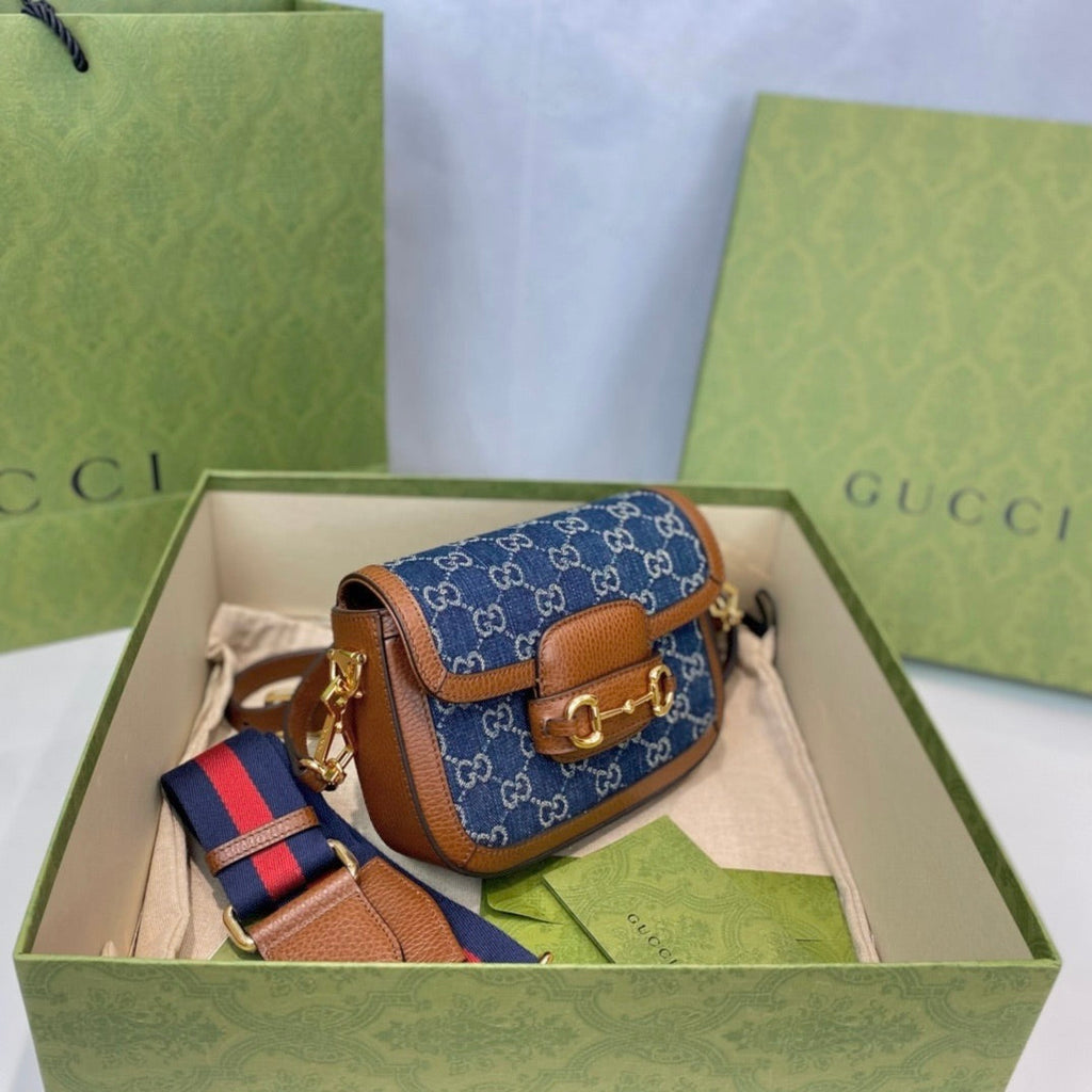 Gucci 1955 Horsebit Mini Saddle Bag-658574