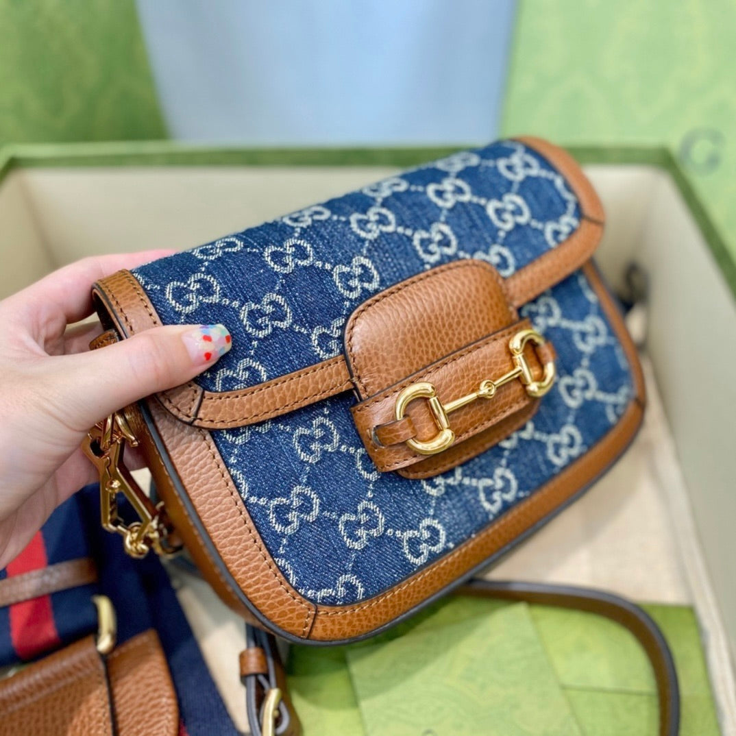 Gucci 1955 Horsebit Mini Saddle Bag-658574