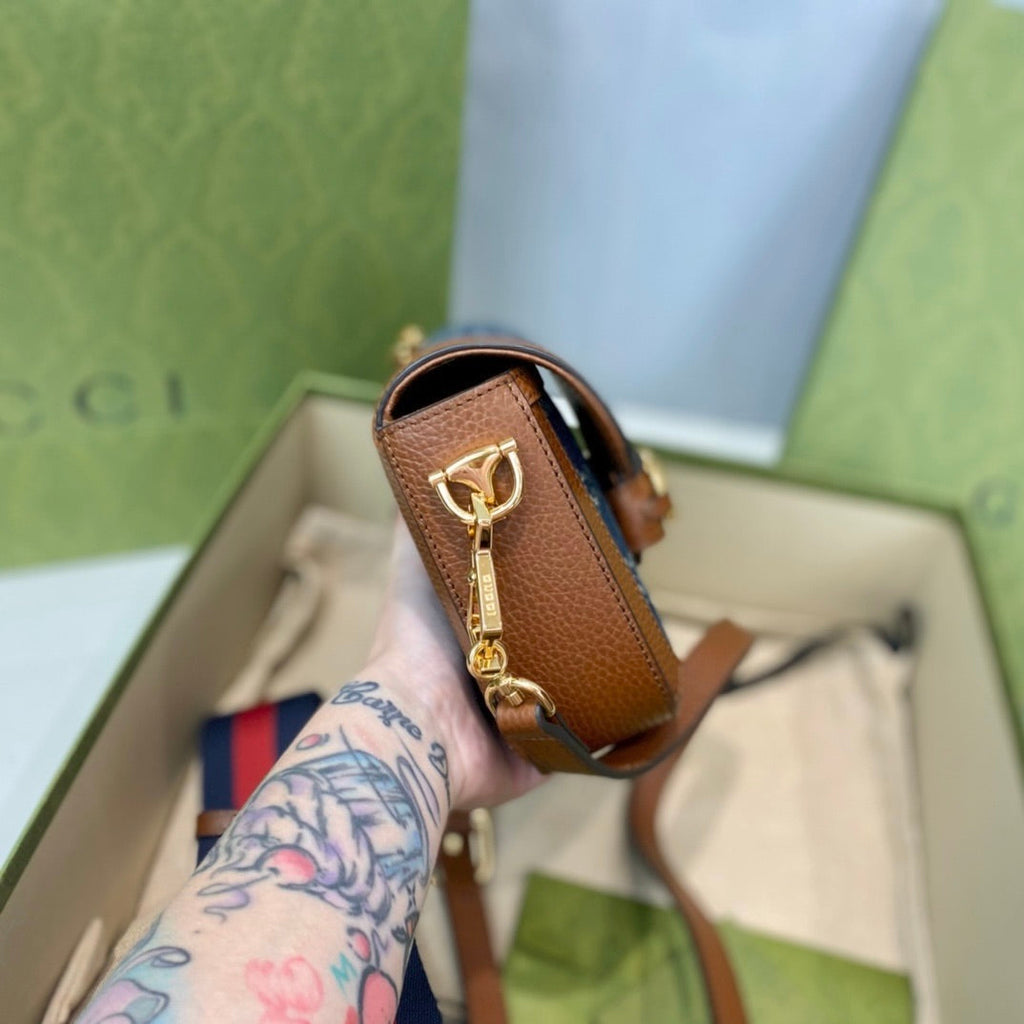 Gucci 1955 Horsebit Mini Saddle Bag-658574