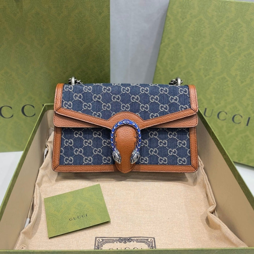 Gucci Dionysus Medium Denim Shoulder Bag – 400249