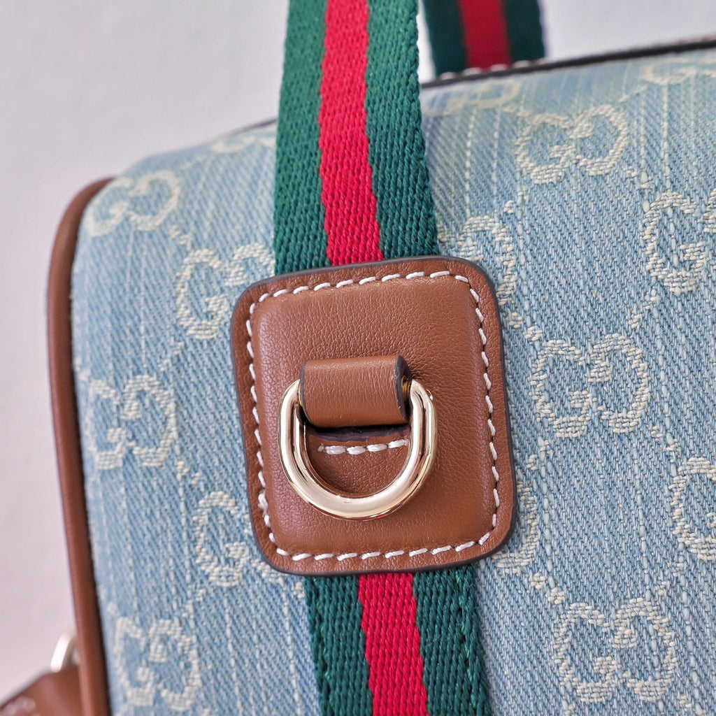Gucci Ophidia Denim Web Pillow Bag – 859975